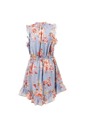 Abito con volant e stampa floreale Awaken ZIMMERMANN KIDS | 1449DRS261DFMT